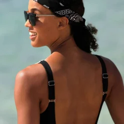 Maillot de bain 1 pièce uni gainant Ilaya