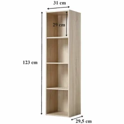 Meuble colonne ORIGAME - 4 cases