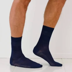 Mi-chaussettes fil d'Ecosse effet massant - lot de 2 paires