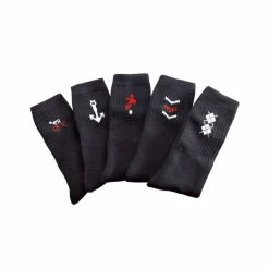 Mi-chaussettes motifs sport - lot de 10 paires