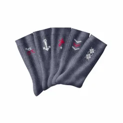 Mi-chaussettes motifs sport - lot de 10 paires