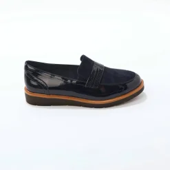 Mocassins bi-matière