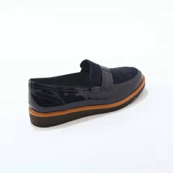 Mocassins bi-matière