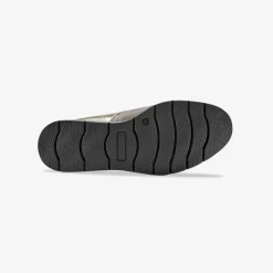 Mocassins compensés à franges et pompons