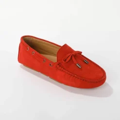 Mocassins en cuir ultra-souple à liens