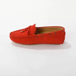 Mocassins en cuir ultra-souple à liens