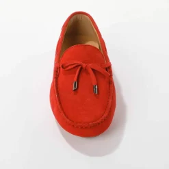Mocassins en cuir ultra-souple à liens