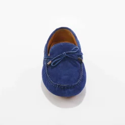 Mocassins en cuir ultra-souple à liens