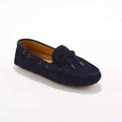 Mocassins en cuir ultra-souple à liens