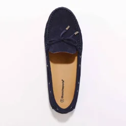 Mocassins en cuir ultra-souple à liens