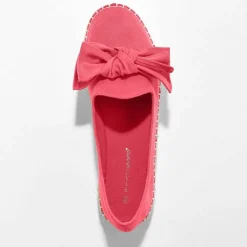 Mocassins espadrilles noeud à semelle corde crantée