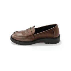 Mocassins métallisés