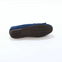 Mocassins souples textile microfibre