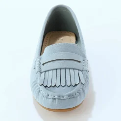 Mocassins souples textile microfibre