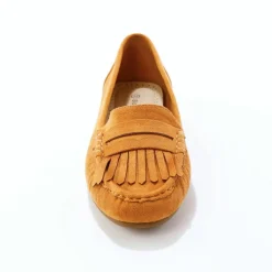 Mocassins souples textile microfibre