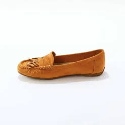 Mocassins souples textile microfibre