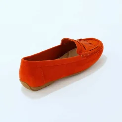 Mocassins souples textile microfibre
