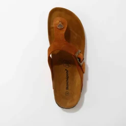 Mule entredoigt croûte de cuir certifié LWG