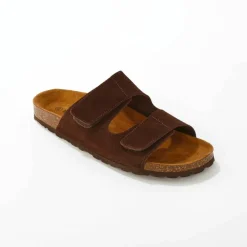 Mules croûte de cuir certifié LWG