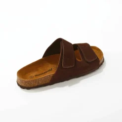 Mules croûte de cuir certifié LWG