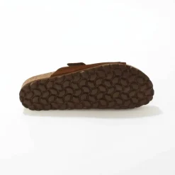 Mules croûte de cuir certifié LWG