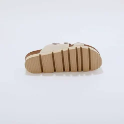 Mules cuir 3 boucles