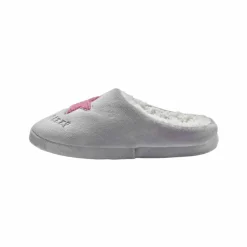 Mules en polaire brodées étoiles