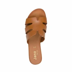 Mules plates petit compensé