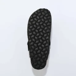 Mules sabot feutrine à boucle
