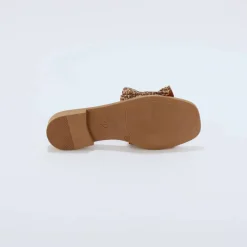 Mules volantées imprimées motif léopard