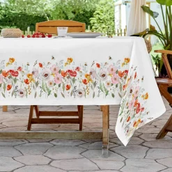Nappe antitache imprimé floral