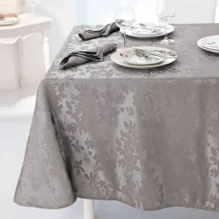 Nappe damassée feuillages Colombine®