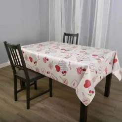 Nappe toile cirée imprimé cerises