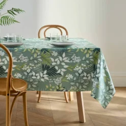 Nappe toile cirée imprimé feuillage
