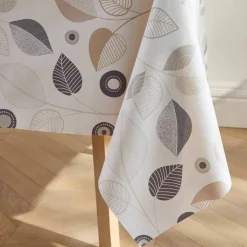 Nappe toile cirée imprimé feuilles