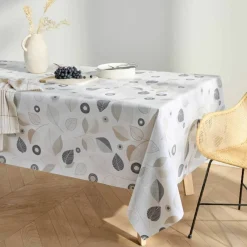 Nappe toile cirée imprimé feuilles