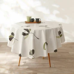 Nappe toile cirée imprimé fleurs