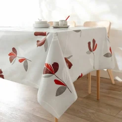 Nappe toile cirée imprimé fleurs