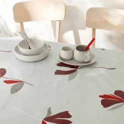 Nappe toile cirée imprimé fleurs