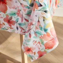 Nappe toile cirée imprimé fleurs hibiscus