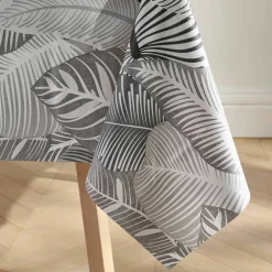 Nappe toile cirée imprimé grandes feuilles