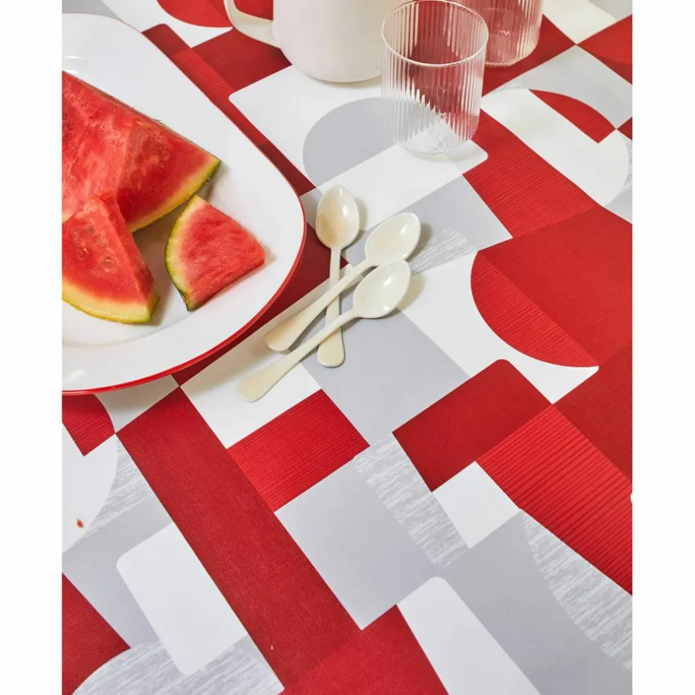Nappe toile cirée imprimé Patch duo