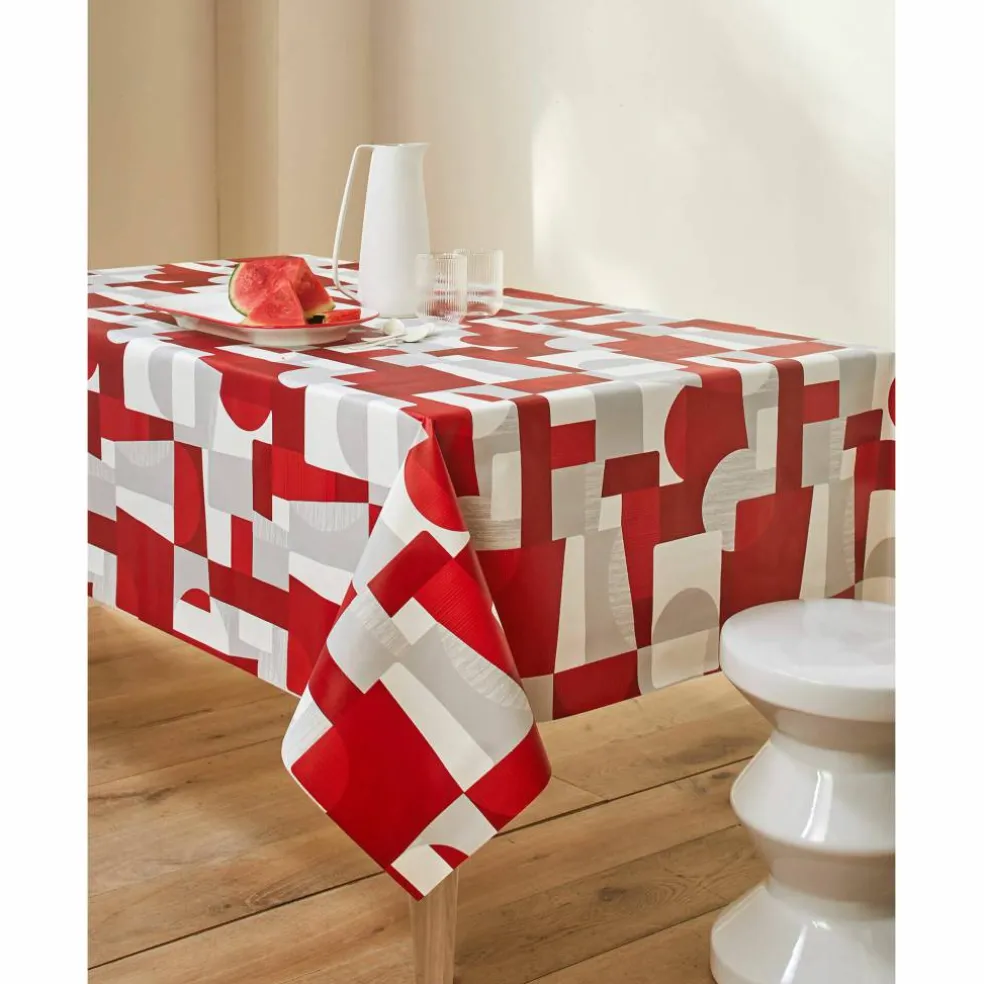 Nappe toile cirée imprimé Patch duo