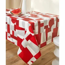 Nappe toile cirée imprimé Patch duo