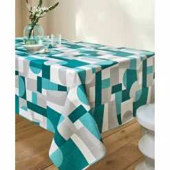 Nappe toile cirée imprimé Patch duo