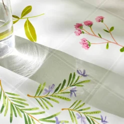 Nappe toile cirée imprimé printanier