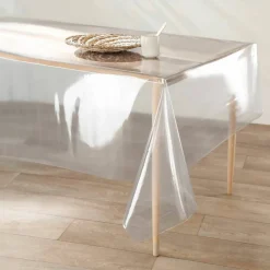 Nappe toile cirée transparente