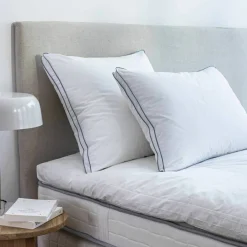 Oreiller percale coton microgel ferme