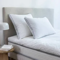 Oreiller percale coton Qualigel moelleux