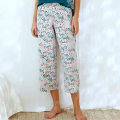 Pantacourt de pyjama imprimé Ikat